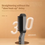 High-end LED negative ion home hair straightening comb