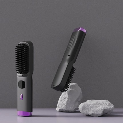 Portable wireless charging multifunctional straightening comb