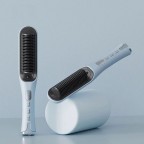 Multifunctional LED negative ion electric straight hair comb