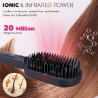 LCD display fast straightening comb