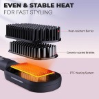 LCD display fast straightening comb