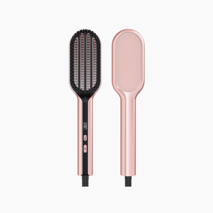 High-efficiency negative ion wide-plate straightening comb