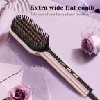 High-efficiency negative ion wide-plate straightening comb