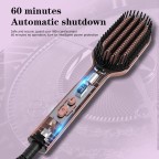 High-efficiency negative ion wide-plate straightening comb