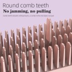 High-efficiency negative ion wide-plate straightening comb
