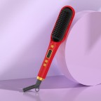 Negative ion multifunctional electric straight hair comb
