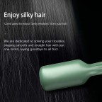 Portable temperature-controlled hot air straightening comb