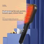 Multifunctional ion hot air straightening comb