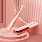Wireless anti-scald rechargeable straightening comb