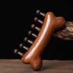 Natural Sandalwood Meridian Wide-Tooth Hair Care Comb