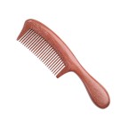 Large handmade natural rosewood hair comb
