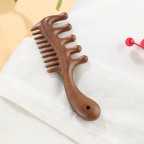 Handmade sandalwood massage comb