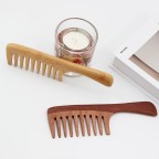Deluxe Bamboo Long Handled Wide Tooth Hair Comb