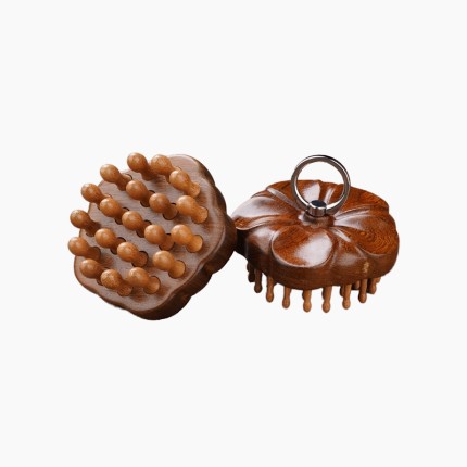 High-grade wooden handle airbag meridian massage comb