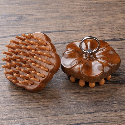 High-grade wooden handle airbag meridian massage comb