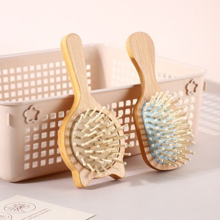 Small bamboo air cushion massage comb