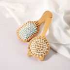 Small bamboo air cushion massage comb