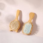 Small bamboo air cushion massage comb