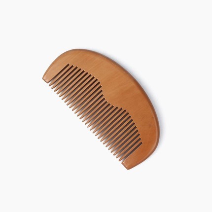 Walnut anti-static beard comb
