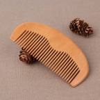 Walnut anti-static beard comb