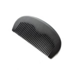 Portable natural walnut beard comb