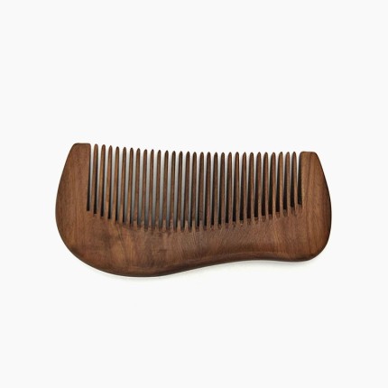 Green sandalwood sturdy anti-static hair comb