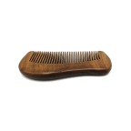Green sandalwood sturdy anti-static hair comb